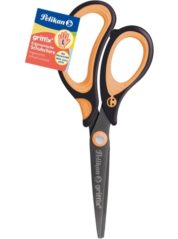 Pelikan Schulschere griffix NeonBlack Linkshänder Spitz 15cm