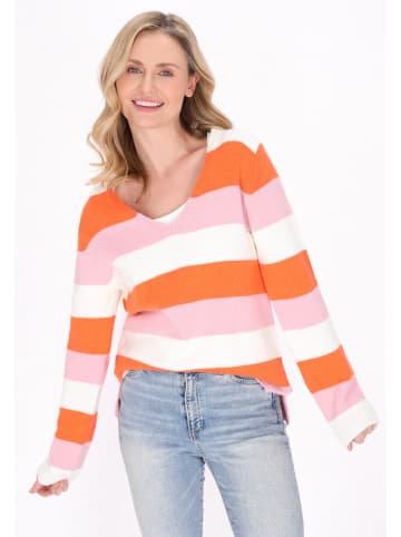 usha BLUE LABEL Women Sweater in Orange Multicolor