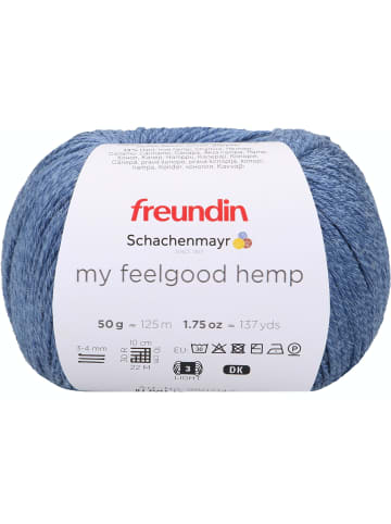 Schachenmayr since 1822 Handstrickgarne my feelgood hemp, 50g in Denim