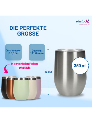 elasto Weinbecher "Vinova" in silber