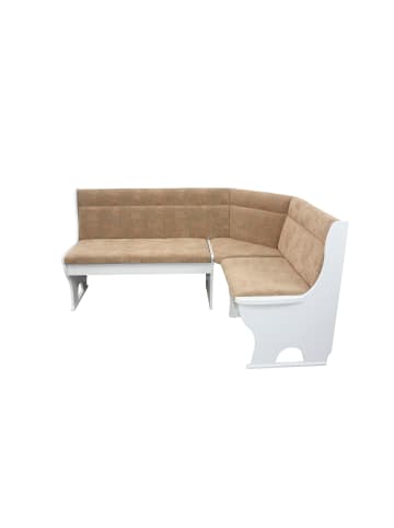 möbel-direkt Eckbank 125x165 Eva in beige