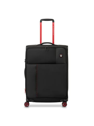Roncato Move 4 Rollen Trolley 64 cm mit Dehnfalte in nero fumo