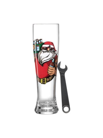 Ritzenhoff & Breker 2er Set Weizenbierglas &  Öffner PAUL X-MAS 500 ml in bunt