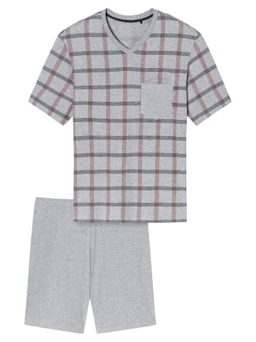 Schiesser Schlafanzug Comfort Organic Cotton in Grau