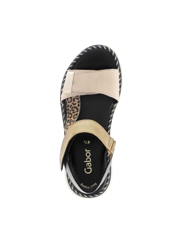 Gabor Plateau Sandaletten in Beige