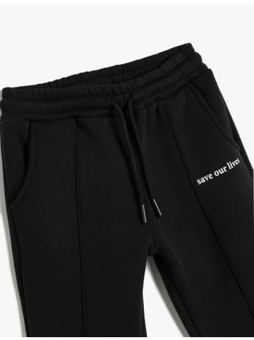 KOTON Sweat Bottoms in Schwarz