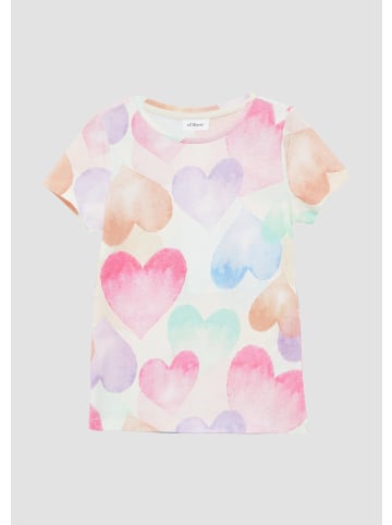 s.Oliver T-Shirt in 03A5_wollweiß