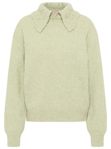 myMo Strickpullover in Mint Melange