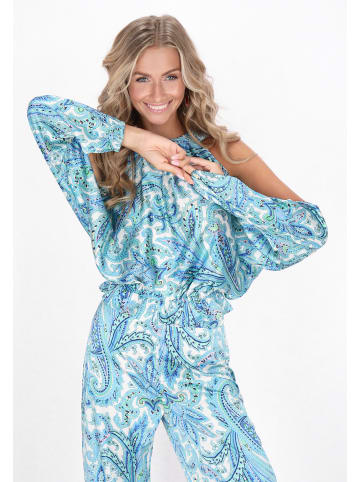IZIA Blouse in blue multicolor