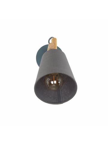 Licht-Erlebnisse Wandlampe (B)14 x (H)28 cm in Helles Holz Grau