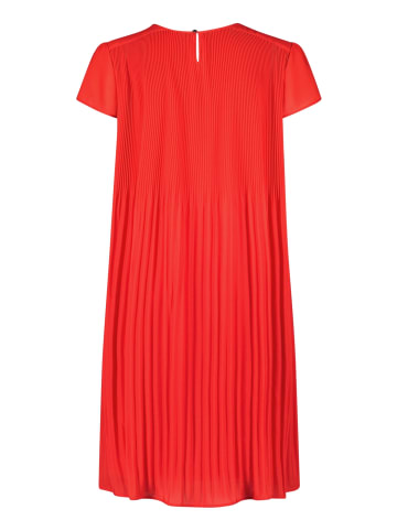 Betty Barclay Plisseekleid kurzarm in Red/Pink