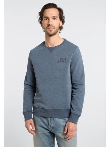 ELBSAND Sweatshirt Samu in Midnight Sea Melange