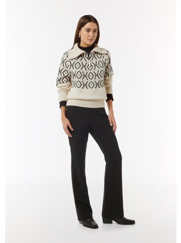 comma CI Strickpullover langarm in Creme