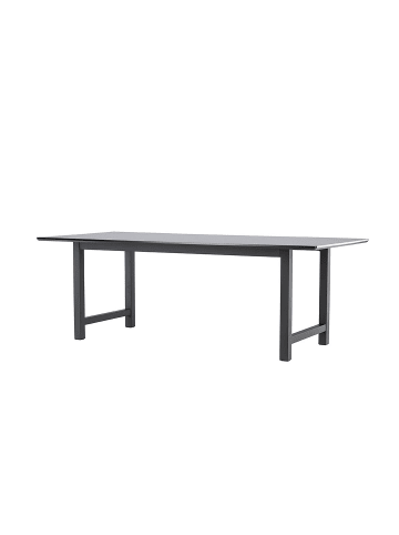 ebuy24 Esstisch Oslo  Schwarz 220 x 100 cm