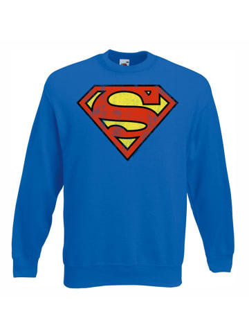 Logoshirt Sweatshirt DC Comics in blau