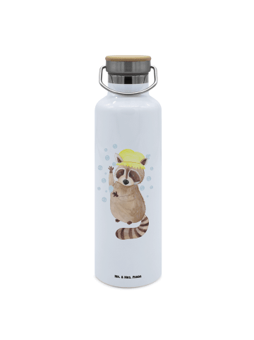 Mr. & Mrs. Panda thermos trinkflasche Waschbär ohne Spruch in Weiß