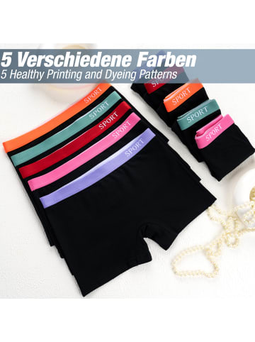 LOREZA 10er Set Pantys - Streifen - Bunt 128-134