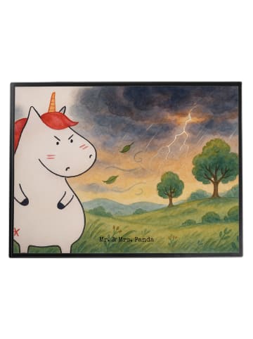 Mr. & Mrs. Panda tischpad Einhorn Wut Design ohne Spruch in Weiß