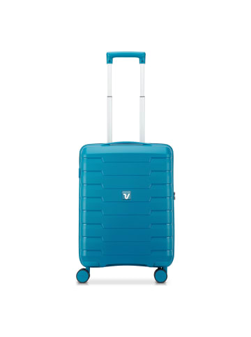 Roncato Skyline 2.0 Neon 4 Rollen Kabinentrolley 55 cm in blu laguna