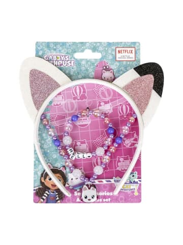 Gabby's Dollhouse Mädchen Schmuckset 3-teiliges Set mit Fan-Accessoires