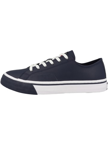 Tommy Hilfiger Sneaker low Tommy Jeans Mens Leather Vulc in blau