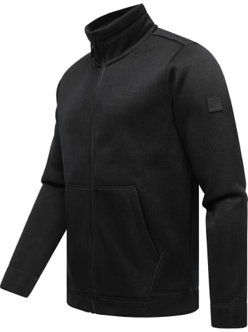 ragwear Sweatjacke Fabbian Collar in Black