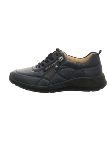 WALDLÄUFER Damenschnürrschuhe halb  Mehrweite HIRSCH in  Blau