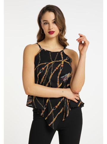 faina Damen Top in Schwarz
