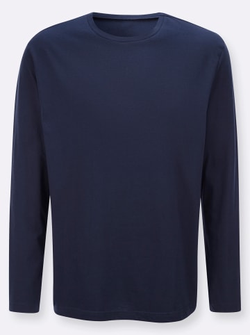 Sieh an! Langarmshirt in marine