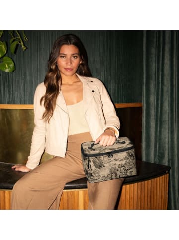 Reisenthel travelling - Beautycase 28 cm (jacquard grey) in jacquard brown