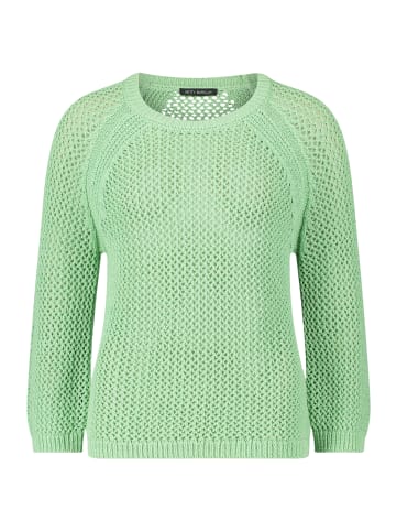 Betty Barclay Grobstrick-Pullover mit Strickdetails in Greengage