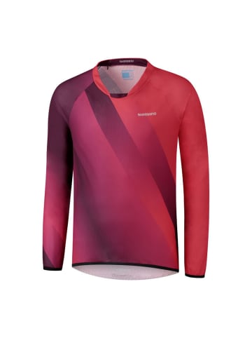 SHIMANO Long Sleeve Jersey FUJIMI in Red