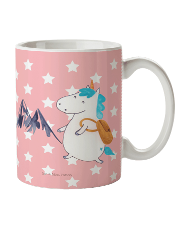Mr. & Mrs. Panda Kinderpott Einhorn Bergsteiger ohne Spruch in Rot Pastell