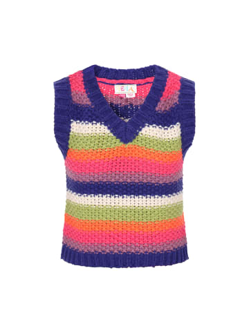 IZIA Vest in blue multicolor