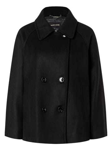 More & More kuschelige, ausgestellte Jacke in black