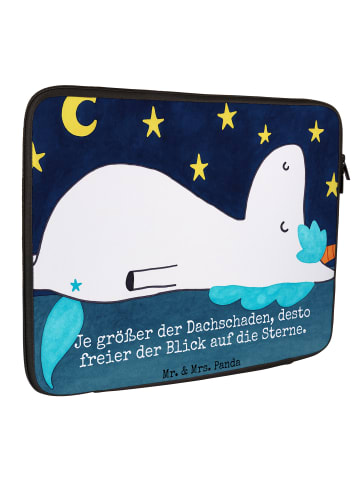 Mr. & Mrs. Panda Laptop Tasche Einhorn Sternenhimmel Design mit ... in Weiß