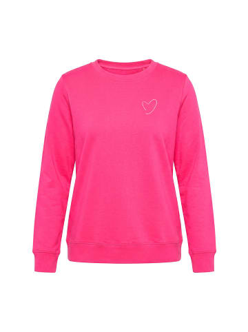 MIAMODA Sweatshirt in hibiskuspink