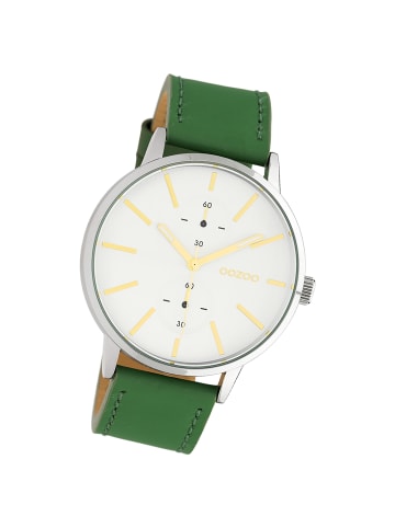 Oozoo Analog-Armbanduhr Oozoo Timepieces grün groß (ca. 42mm)