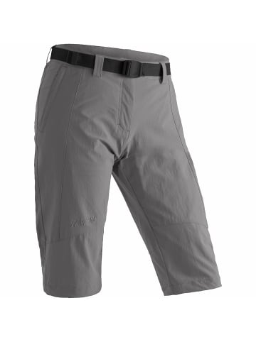 Maier Sports Caprihose Kluane in Steingrau