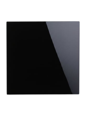 relaxdays Magnettafel in Schwarz - 50 x 50 cm