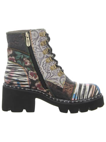 LAURA VITA Schnürstiefelette in schwarz