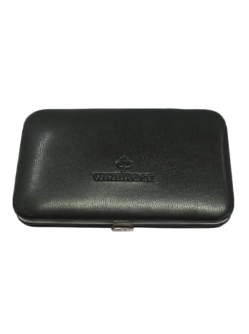 Windrose Merino Schmuckkasten 11 cm in schwarz