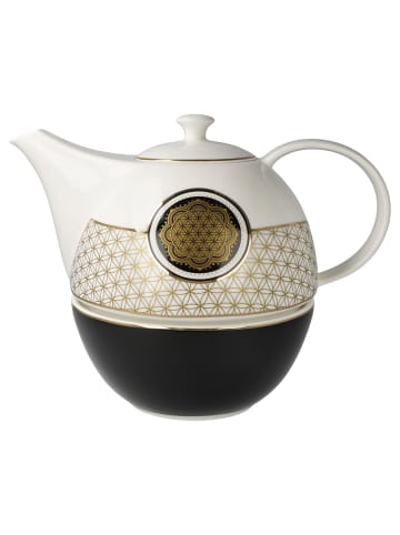 Goebel Teekanne mit Stövchen Lotus - Blume des Lebens 1,2 l in bunt
