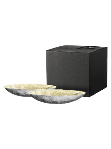 Eisch 2er Set Schalen Sen Silver ø 21 cm in silber