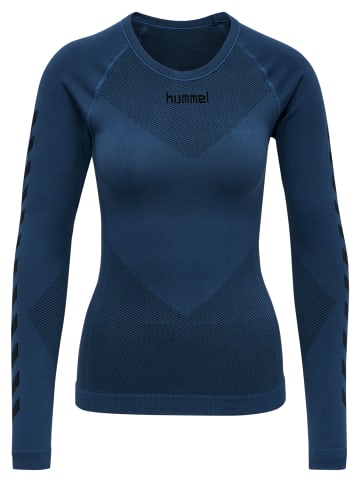 Hummel T-Shirt L/S Hmlfirst Seamless Jersey L/S Woman in DARK DENIM