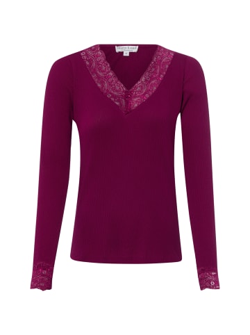 Marie Lund Langarmshirt in aubergine
