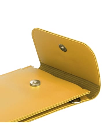 cadorabo Handytasche für Samsung Galaxy J3 PRO Hülle Umhängetasche in Gelb