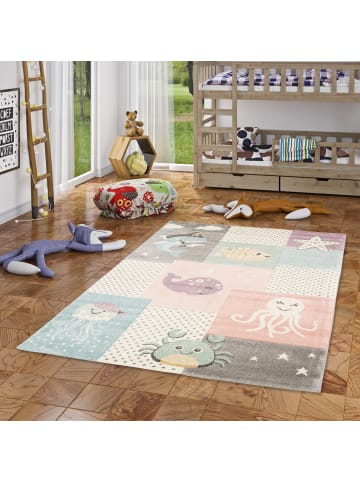 Pergamon Kinderteppich Maui Kids Unterwasserwelt in bunt