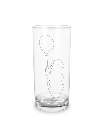 Mr. & Mrs. Panda Longdrinkglas Schildkröte Luftballon ohne Spruch in Transparent