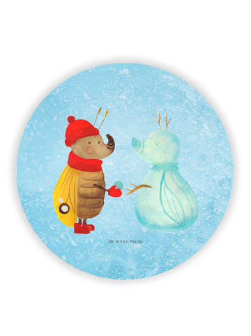 Mr. & Mrs. Panda Kühlschrankmagnet Nachtfalter Schneemann ohne S... in Eisblau